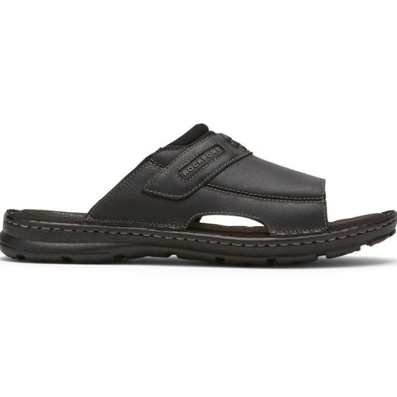 New Men's Rockport sandals in black. Crafted from genuine leather size 12 - Picture 2 of 4